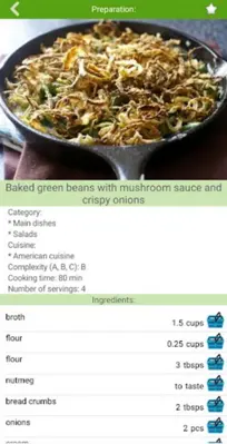 Mushroom recipes android App screenshot 2